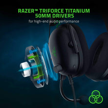 Load image into Gallery viewer, RAZER BLACKSHARK V2 WIRED WITH USB SOUNDCARD GAMING HEADSET-HEADSET-Makotek Computers
