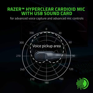 RAZER BLACKSHARK V2 WIRED WITH USB SOUNDCARD GAMING HEADSET-HEADSET-Makotek Computers