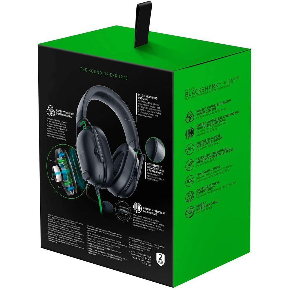 RAZER BLACKSHARK V2 X MULTI-PLATFORM WIRED ESPORTS HEADSET
