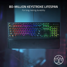 Load image into Gallery viewer, RAZER BLACKWIDOW V3 TENKEYLESS - RAZER GREEN CLICKY SWITCHES / COMPACT MECHANICAL KEYBOARD / RAZER CHROMA RGB LIGHTING KEYBOARD-KEYBOARD-Makotek Computers

