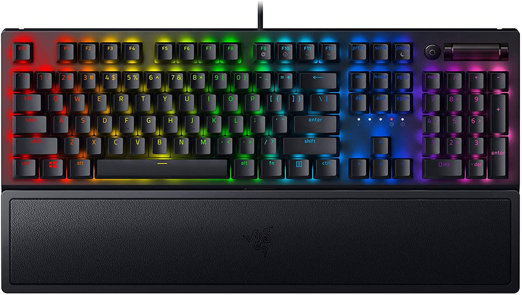 RAZER BLACKWIDOW V3 TENKEYLESS - RAZER GREEN CLICKY SWITCHES / COMPACT MECHANICAL KEYBOARD / RAZER CHROMA RGB LIGHTING KEYBOARD-KEYBOARD-Makotek Computers