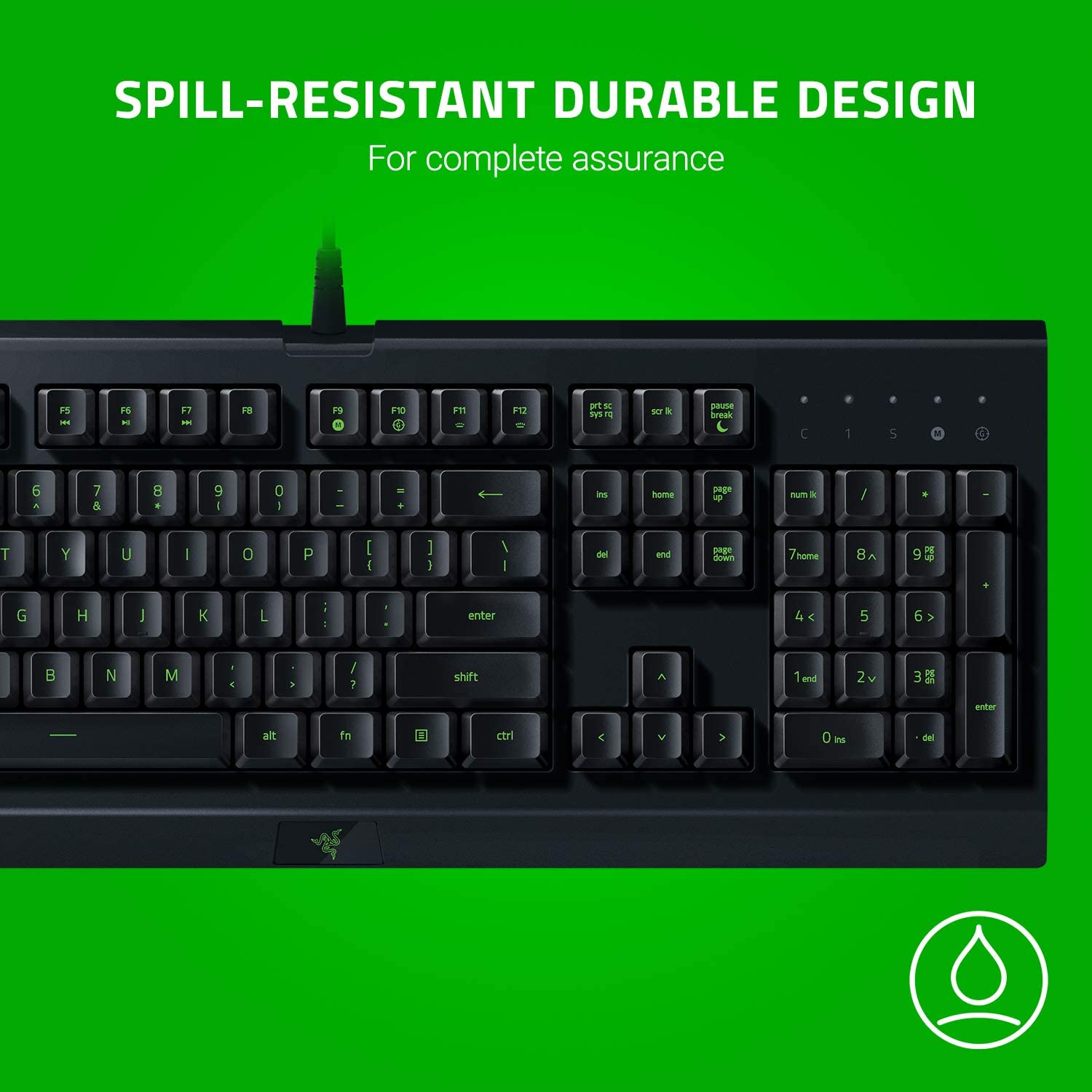 Clavier Gaming Razer Cynosa Lite RGB AZERTY Français - Rétroéclairage RGB - Filaire USB - Neuf