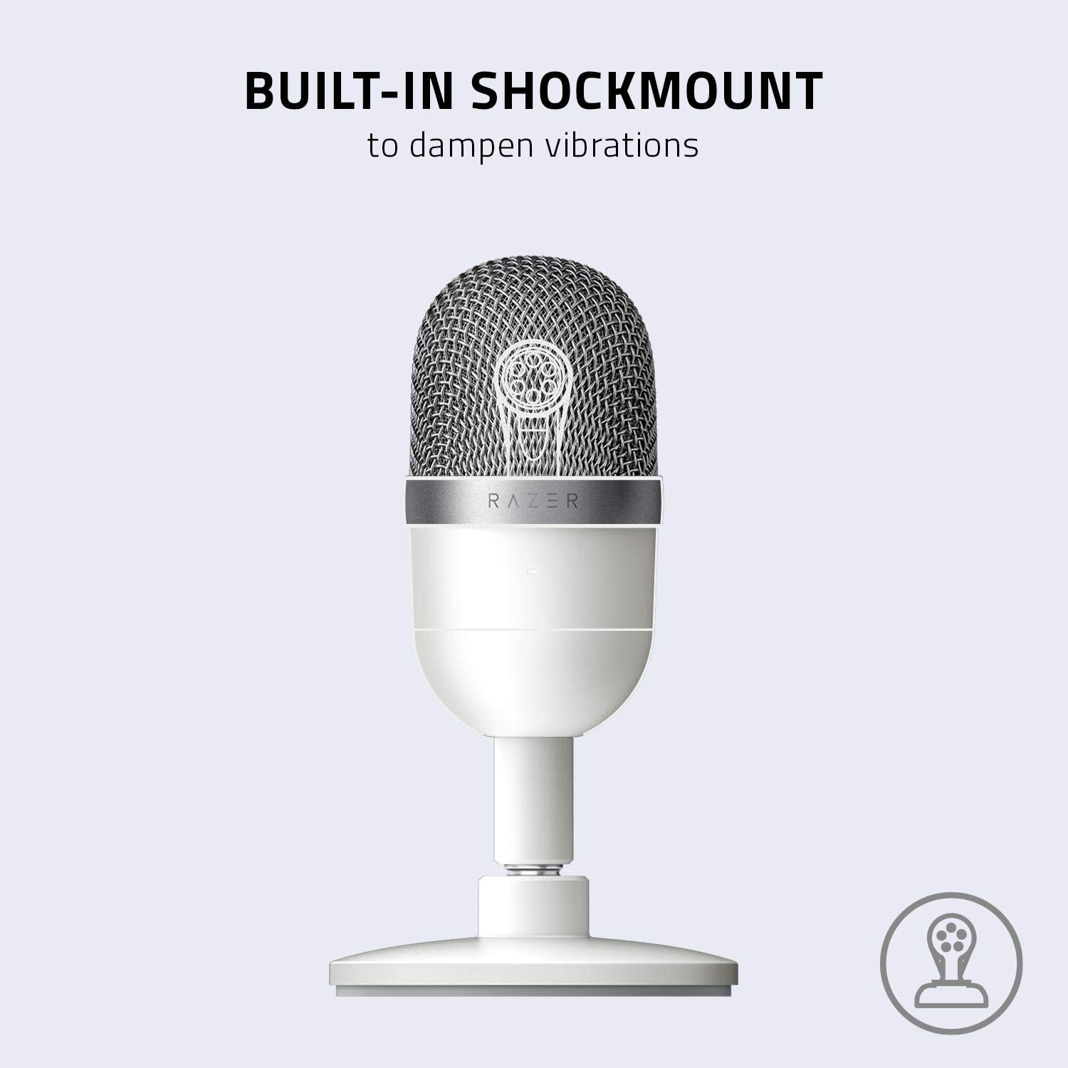 RAZER SEIREN MINI MERCURY WHITE MICROPHONE – Makotek Computer