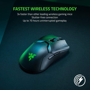 RAZER VIPER ULTIMATE BLACK WITH CHARGING DOCK WIRELESS GAMING MOUSE-MOUSE-Makotek Computers