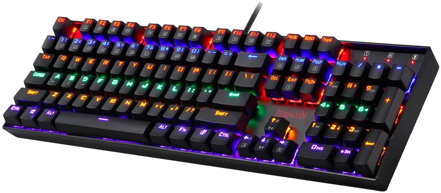 REDRAGON K551RGB-1 V2 MITRA RGB MECHANICAL GAMING KEYBOARD-Keyboard-Makotek Computers