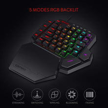 Load image into Gallery viewer, REDRAGON K585 DITI RGB MECHANICAL ONE HANDED GAMING KEYPAD-Keyboard-Makotek Computers
