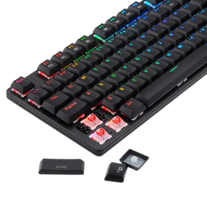 REDRAGON K589 SHRAPNEL LOW PROFILE KEYCA RED SWITCH MECHANICAL KEYBOARD-KEYBOARD-Makotek Computers