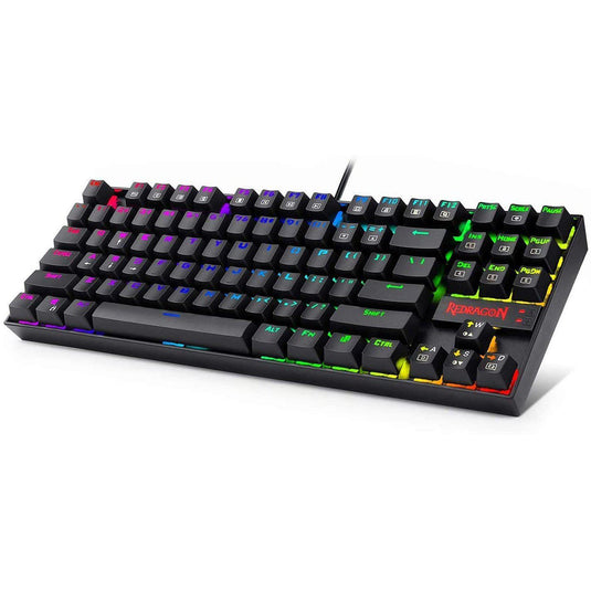 REDRAGON KUMARA BLACK K552RGB-1 MECHANICAL GAMING KEYBOARD-KEYBOARD-Makotek Computers