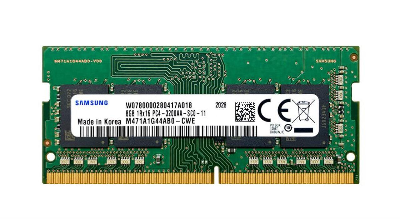 SAMSUNG M471A1G44AB0-CWE 8GB 1RX16 DDR4 PC4 3200MHZ SODIMM MEMORY-Makotek Computers