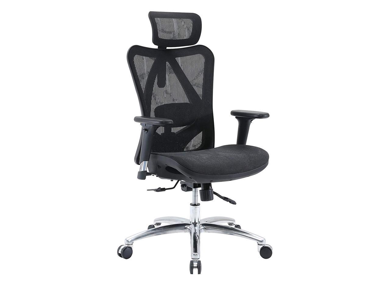 SIHOO M57 B111 BLACK ERGONOMIC OFFICE CHAIR-CHAIR-Makotek Computers