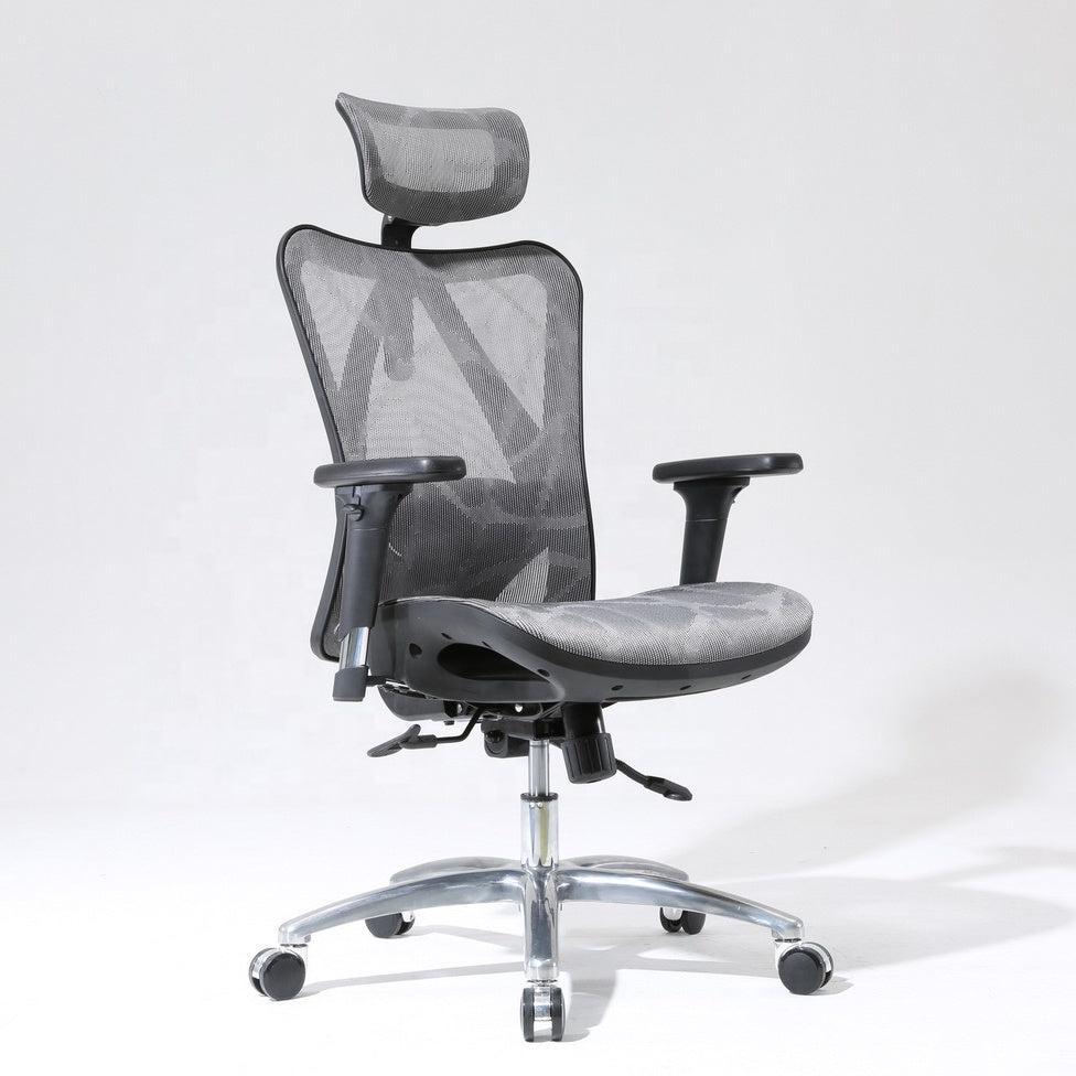 SIHOO M57 B112 GREY ERGONOMIC OFFICE CHAIR-CHAIR-Makotek Computers