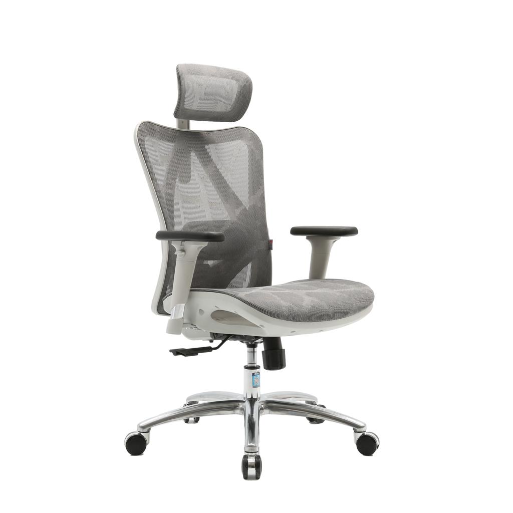 SIHOO M57 B113 WHITE ERGONOMIC OFFICE CHAIR-CHAIR-Makotek Computers