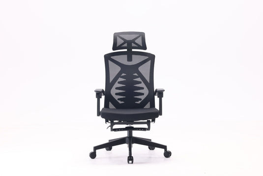 SIHOO M92B BLACK (WITH BUILT-IN FOOTREST) ERGONOMIC CHAIR-CHAIR-Makotek Computers