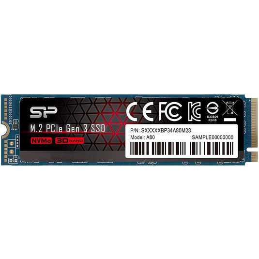 SILICON POWER 256GB - NVMe M.2 2280 PCIe GEN3 SSD-SOLID STATE DRIVE-Makotek Computers
