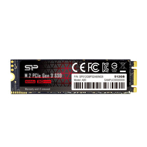 SILICON POWER 512GB - NVMe M.2 2280 PCIe GEN3 SSD-Solid State Drive-Makotek Computers