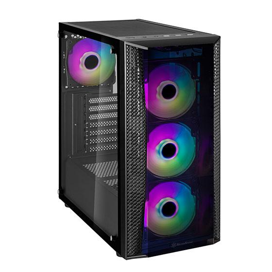 SILVERSTONE FARA B1 LUCID RAINBOW BLACK ATX MID-TOWER CASE-PC CASE-Makotek Computers