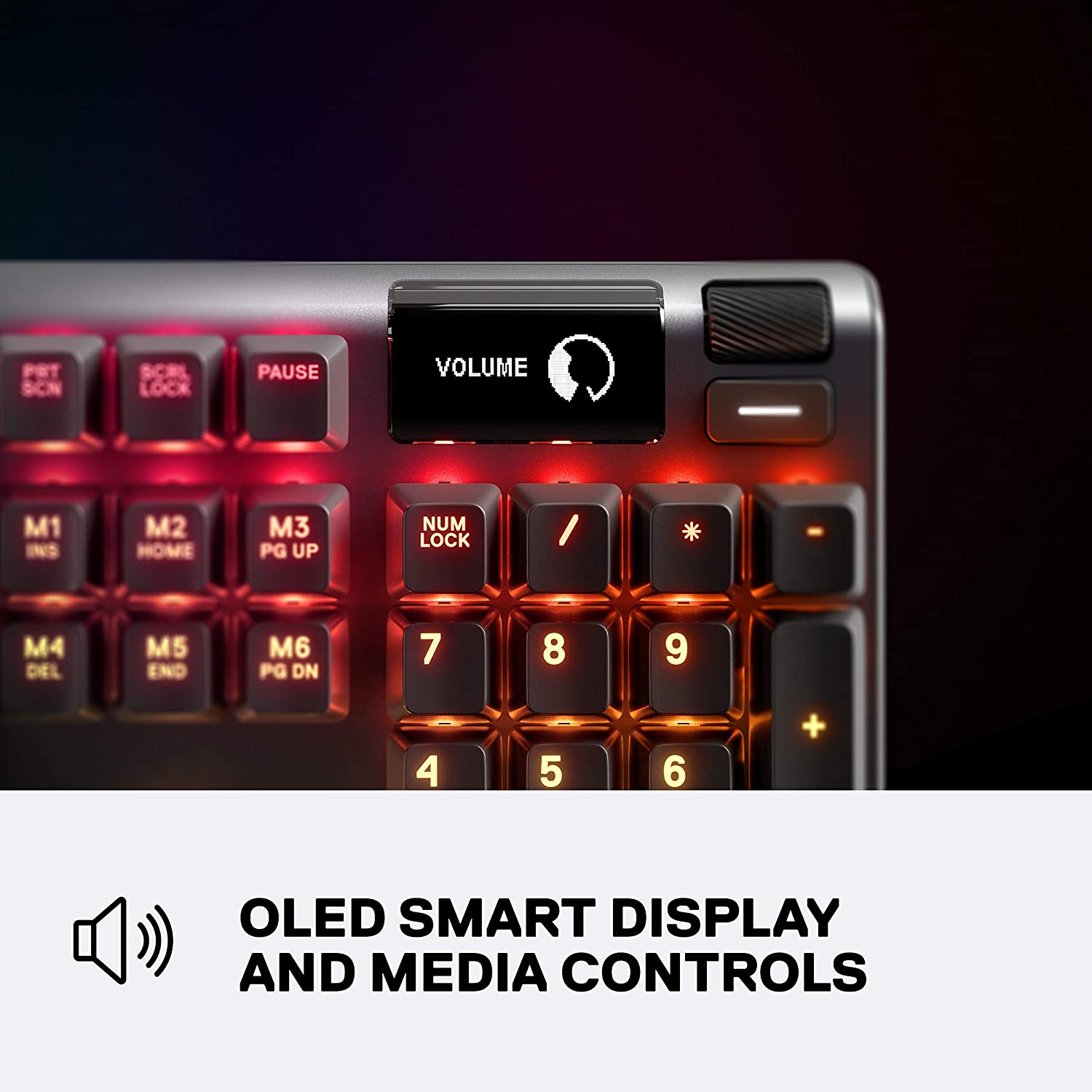 STEELSERIES 64532 APEX 5 (HYBRID MECHANICAL SWITCH) GAMING KEYBOARD-KEYBOARD-Makotek Computers