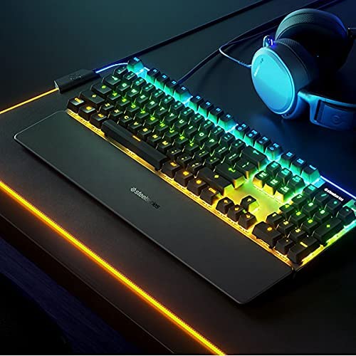 STEELSERIES 64532 APEX 5 (HYBRID MECHANICAL SWITCH) GAMING KEYBOARD-KEYBOARD-Makotek Computers