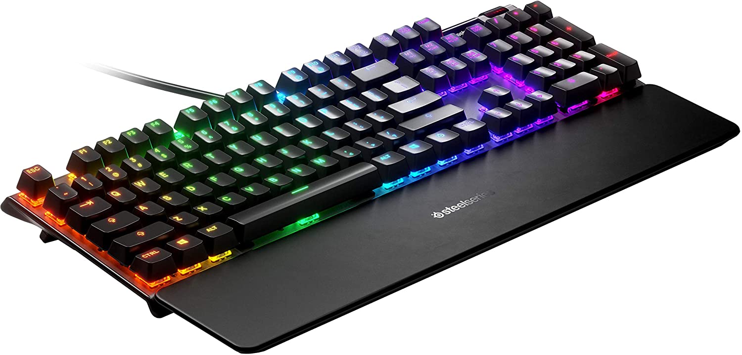 STEELSERIES 64532 APEX 5 (HYBRID MECHANICAL SWITCH) GAMING KEYBOARD-KEYBOARD-Makotek Computers