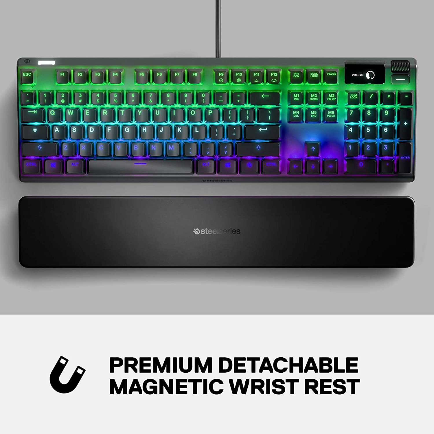 STEELSERIES 64626 APEX PRO SWITCH MECHANICAL GAMING KEYBOARD-KEYBOARD-Makotek Computers