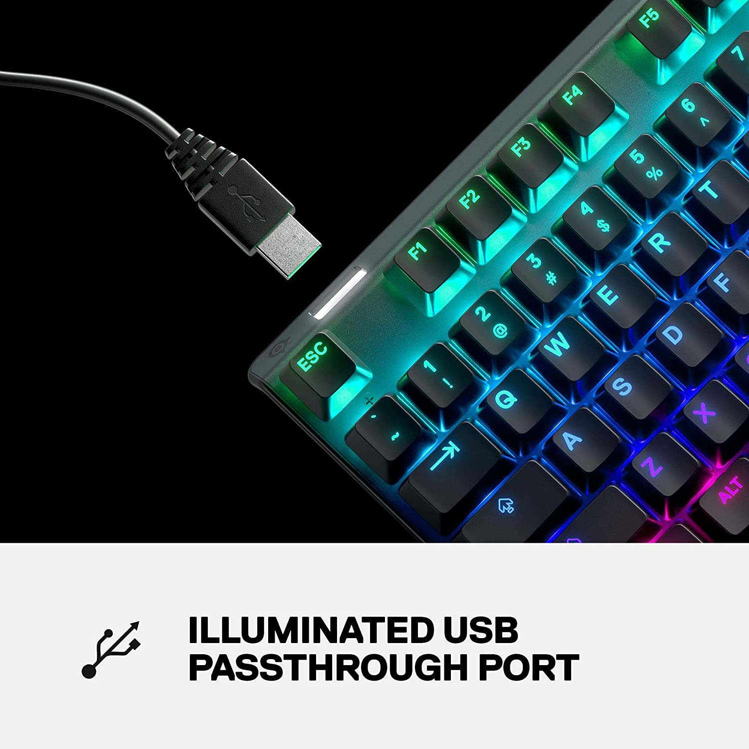 STEELSERIES 64626 APEX PRO SWITCH MECHANICAL GAMING KEYBOARD-KEYBOARD-Makotek Computers