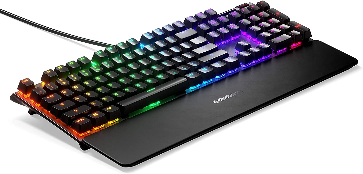 STEELSERIES 64626 APEX PRO SWITCH MECHANICAL GAMING KEYBOARD-KEYBOARD-Makotek Computers