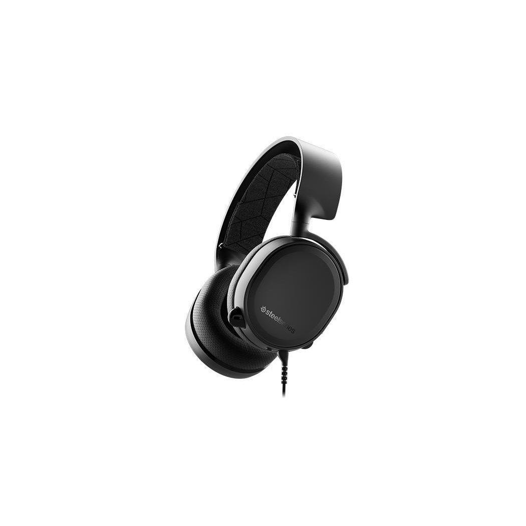 STEELSERIES ARCTIS 3 GAMING HEADSET (BLACK)-HEADSET-Makotek Computers