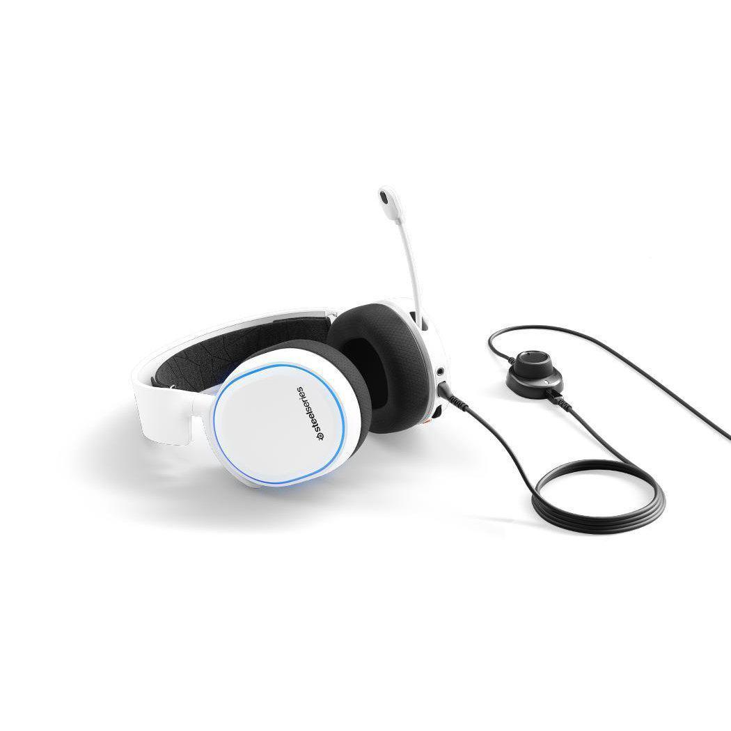STEELSERIES ARCTIS 5 GAMING HEADSET (WHITE)-HEADSET-Makotek Computers