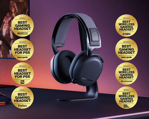 STEELSERIES ARCTIS 7 PLUS BLACK RGB GAMING HEADSET-HEADSET-Makotek Computers