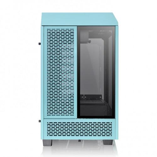 THERMALTAKE THE TOWER 100 TURQUOISE MINI-ITX CHASSIS VERTICAL SUPER TOWER CHASSIS PC CASE-PC CASE-Makotek Computers