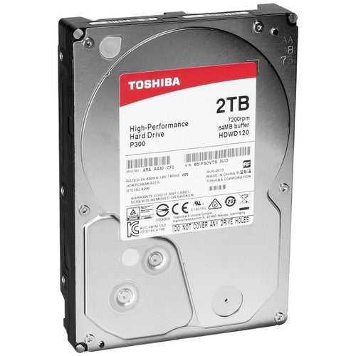 TOSHIBA 2TB P300 SATA 3.5 HARDDRIVE-HDD-Makotek Computers