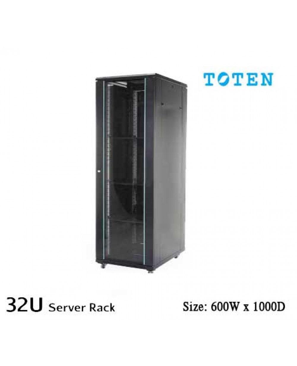 TOTEN 32U SERVER 600W*1000D*1200H DATA CABINET-DATA CABINET-Makotek Computers