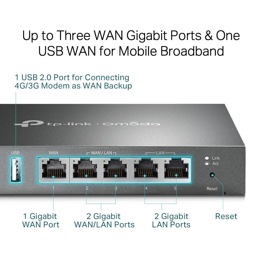 TP-LINK ER605 OMADA GIGABIT VPN LOAD BALANCER ROUTER-ROUTER-Makotek Computers