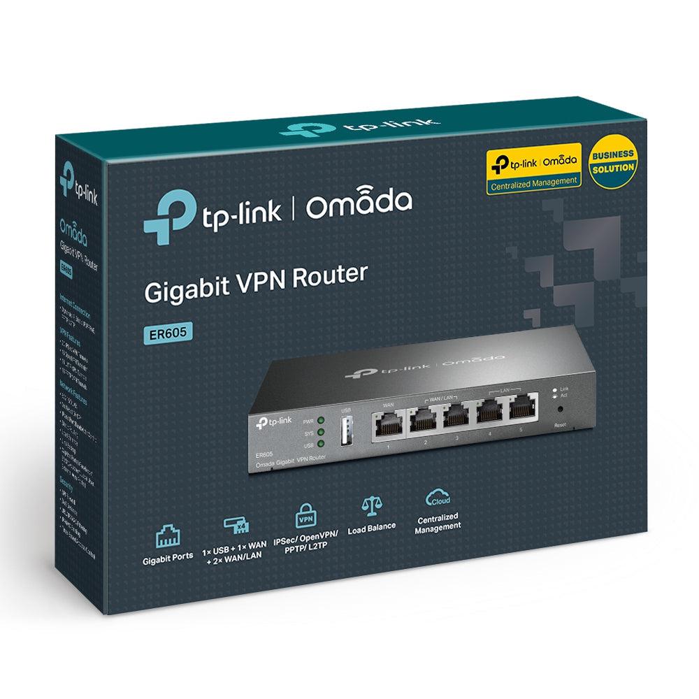 TP-LINK ER605 OMADA GIGABIT VPN LOAD BALANCER ROUTER-ROUTER-Makotek Computers