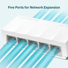 Load image into Gallery viewer, TP-LINK LS1005 LITEWAVE 5-PORT 10/100 MBPS DESKTOP SWITCH-SWITCH-Makotek Computers
