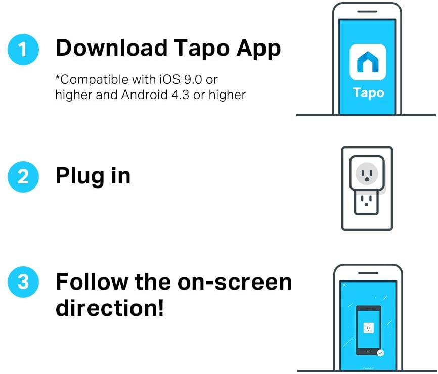 TP-LINK TAPO P100 MINI SMART WI-FI SOCKET-SMART PLUG-Makotek Computers