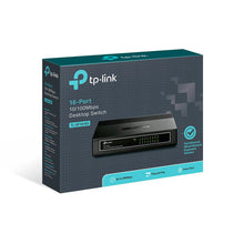 Load image into Gallery viewer, TP-LINK TL-SF1016D 16-PORT 10/100 DESKTOP SWITCH HUB-SWITCH-Makotek Computers
