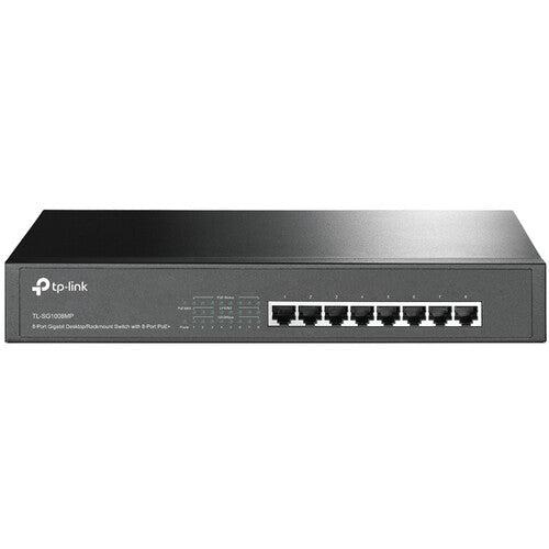 TP-LINK TL-SG1008MP 8-PORT GIGABIT POE+ COMPLIANT UNMANAGED SWITCH-SWITCH-Makotek Computers