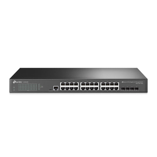 TP-LINK TL-SG3428 JETSTREAM 24-PORT GIGABIT L2+ WITH 4 SFP SLOTS MANAGED SWITCH-SWITCH-Makotek Computers