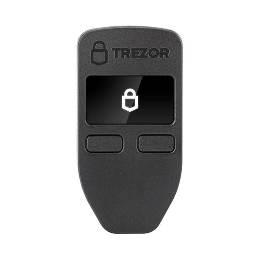 TREZOR MODEL ONE BLACK-CRYPTO HARDWARE WALLET-Makotek Computers