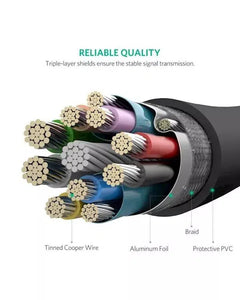 UGREEN US130/10840 USB 3.0 A MALE TO MICRO B MALE 0.5M CABLE-CABLE-Makotek Computers