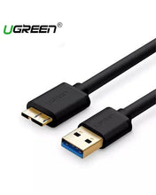 Load image into Gallery viewer, UGREEN US130/10840 USB 3.0 A MALE TO MICRO B MALE 0.5M CABLE-CABLE-Makotek Computers
