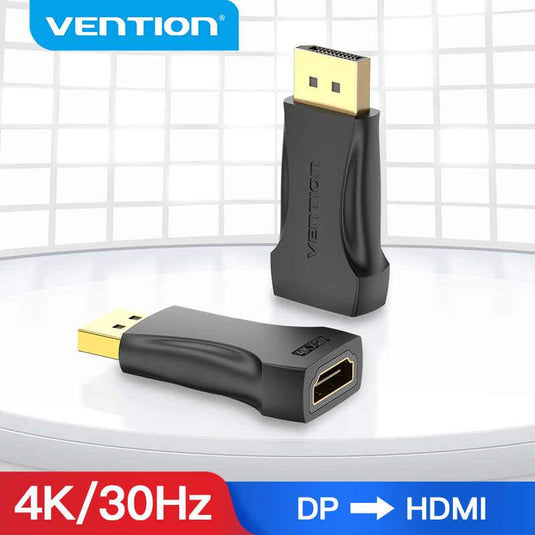 VENTION DP TO HDMI ADAPTOR |4K | MALE TO FEMALE-ADAPTER-Makotek Computers