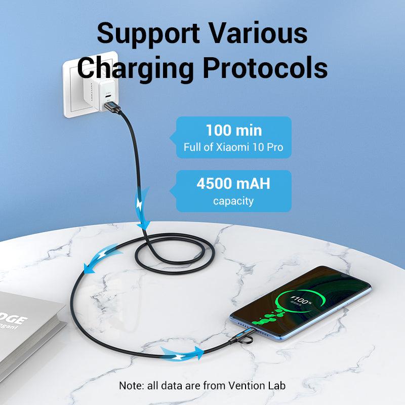 VENTION USB 2.0 MALE TO 2-IN-1 USB-C & MICRO-B MALE 5A CABLE-ACCESSORIES-Makotek Computers
