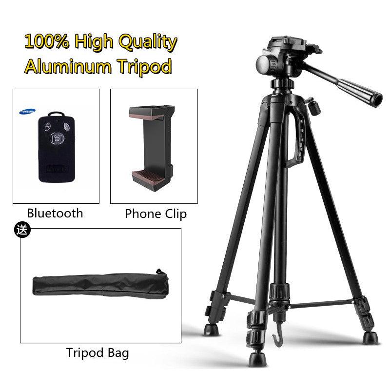 WEIFENG WT-3520 | 3 BRACKET HOLDER | BLUETOOTH SHUTTER | PHONE HOLDER | CELLPHONE AND DSLR CAMERA TRIPOD-TRIPOD-Makotek Computers