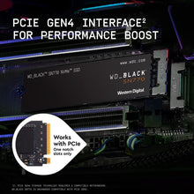 Load image into Gallery viewer, WESTERN DIGITAL BLACK 1TB SN770 INTERNAL GAMING GEN4 PCIE M.2 2280 NVME SSD-SOLID STATE DRIVE-Makotek Computers
