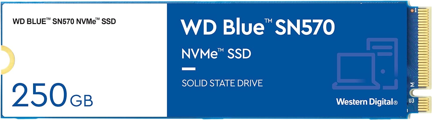 WESTERN DIGITAL BLUE SN570 250GB NVME™ SSD-SOLID STATE DRIVE-Makotek Computers